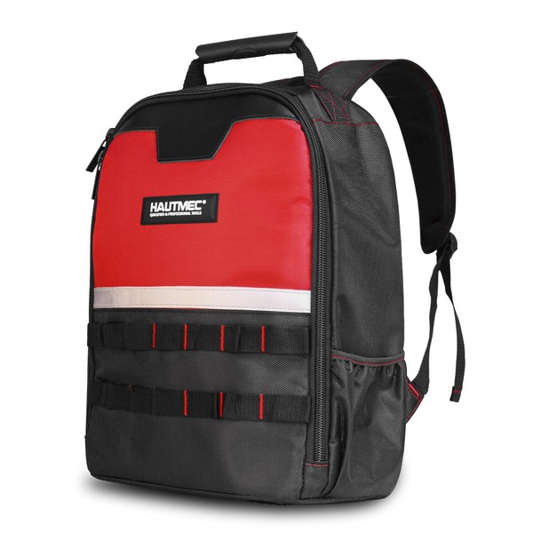 HAUTMEC Pro Tool Backpack Heavy Duty 1680D Water-Resistant Tool Bag