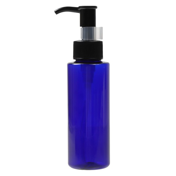 PET Bottle Pump, Cobalt Blue, 3.4 fl oz (100 ml)