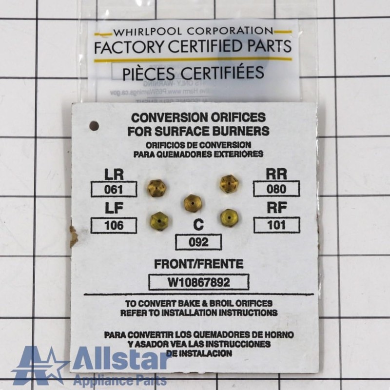 W11122556 Range LP Conversion Kit