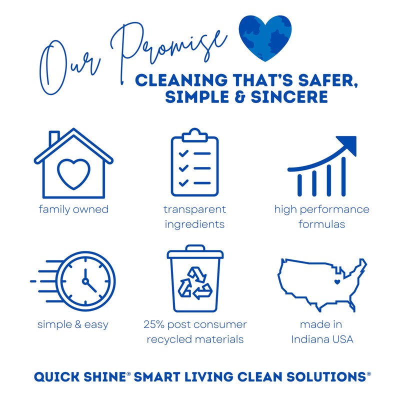Quick Shine Multi Surface Concentrated Floor Cleaner 27oz, 6Pk |