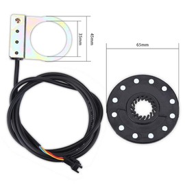 Hominas Electric Bicycle Pedal Assistant Sensor 12 Magnets PAS System Assistant Speed Sensor Conversion Kit for Electric