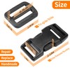 BEYOURD 3/4" Buckles and Straps Set: 6 Yards of Thick