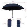 Aisi Compact Umbrella Windproof Folding Travel Umbreall With 6 Ribs