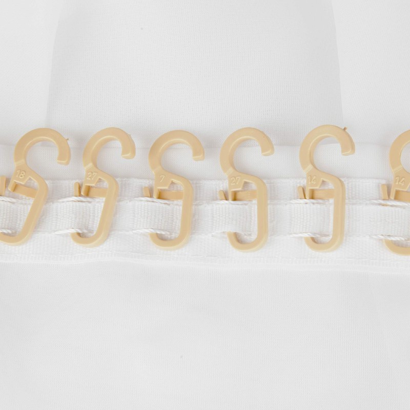 Pack of 50 Folding Hooks for Curtain Rings with up