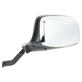 TRQ Driver & Passenger Side Mirror Set Manual with Textured Housing Compatible with 1992-1996 Ford Bronco 1992-1997 F-150 F-250 1997 F-250 HD F-350 FO1320152 FO1321152