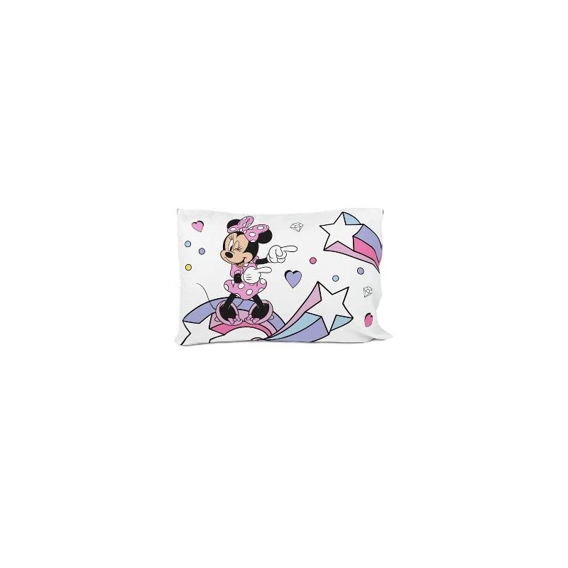 Minnie Mouse Laugh More Reversible Standard Pillowcase