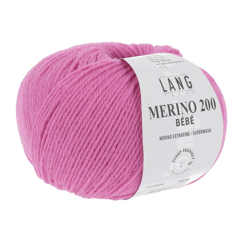 Lang Yarns Merino 200 Bébé 0319 Pink
