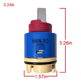 BOVZOR Pressure Balancing Cartridge Replacement for RK7300-CART-3P, Heavy-Duty Brass Faucet Cartridge Compatible with Z-7300 Commercial Faucets and Shower Valves, OE JH02BJ, Leak-Proof Design