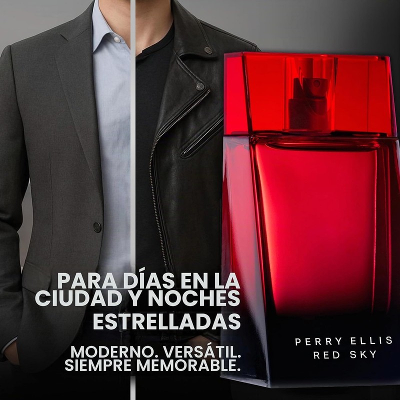 Perry Ellis Red Sky Juego de Regalo 4 Piezas