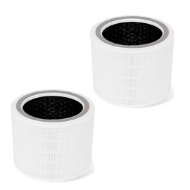 Replacement Filter for LEVOIT Core 200 200S | Core 200S-RF 3-in-1 HEPA Filter Compatible with LEVOIT Core 200 200S Air Purifier - Pack of 2, White