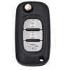 3 Button Flip Car Remote Key Shell Case for Renault