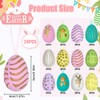 XLZJYIJ Easter Eggs for Hanging, Pack of 24 Easter Eggs