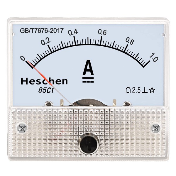 Heschen 85C1-1A Rectángulo montado en panel medidor de corriente amperimétrica