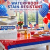 Vyntra 12 Pack Red White Blue Plastic Tablecloths, 54 x