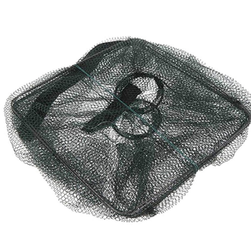 Fish Cage Fishing Net Mesh Fish Trap Portable Foldable Mesh
