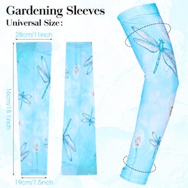 Tyqour 1 Pair of Sleeves with UV Sun Protection, UPF 50+ Arm Sleeves, Gaming Arm Sleeves, Arm Sleeves, Non-Slip Cooling Arm Warmers for Women Men Cycling Running Golf Basketball, multicoloured