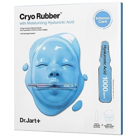 Cryo Rubber with Moisturizing Hyaluronic Acid by Dr. Jart for Unisex - 2 Pc 0.14oz Hyaluronic Acid, 1.41oz Rubber Mask