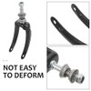 VILLCASE 2 Pack Wheelchair Front Wheel Fork Replacement Bracket with