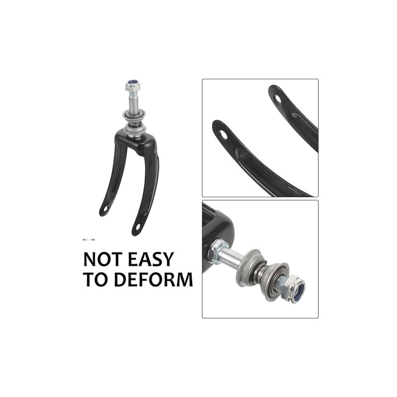 VILLCASE 2 Pack Wheelchair Front Wheel Fork Replacement Bracket with
