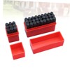 NUOBESTY 36pcs Carbon Steel Letter and Number Punch Set Stamping