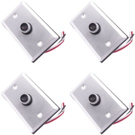 HQRP 4-Pack Photocell Thermal Type Light Sensor w/Wall Plate Dusk to Dawn Wire-in Switch Photoelectric Control for Outdoor Lighting, Garage Lights, Barn Light, Street Lights, etc.