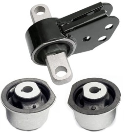 Front Differential Mount Set Replacement for 2005-2010 Jeep Grand Cherokee & 2006-2010 Jeep Commander Replaces 52114354AA 52089516AB 1 Front Axle Mount & 2 Front Axle Bushings