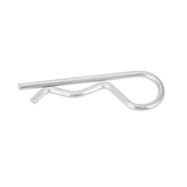 Zinc B Type Splint Tractor Pin Clips Fastener Assortment Towing Hitch (3.5 x 75 mm) Pack of 10