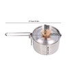 1000ml Camping Pot Stainless Steel Portable Outdoor Tea Coffee Pot