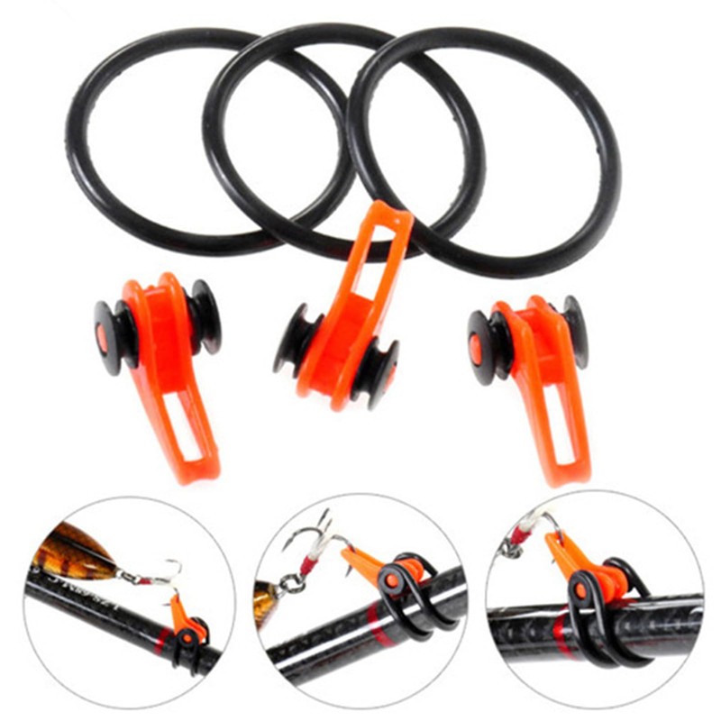Lure Hook Holder Set of 10 Fishing Rod Hook Keeper