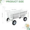 All-Terrain Cargo Wagon - White Flower Girl Wagon Pull Along