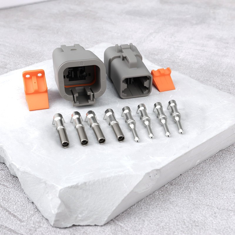eMagTech 1 Set DTP Series 4-Pin Waterproof Connector DTP04-4P DTP06-4S