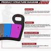 Lonsda Brake Pads for Polaris Ranger 570 700 900 800