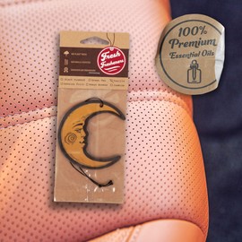 Moon Car Air Freshener 3 Pack Scented with Essential Oils (3 Pack)