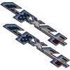 2Pc 4x4 Decals Stickers Emblem Replacement for Silverado Truck Bed
