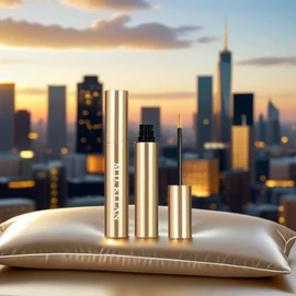 M.D KLEAN Premium Eyelash Growth Serum and Eyebrow Enhancement Formula, Advanced Biotin - Peptiedes Lash Boost Serum for Longer, Fuller Thicker Lashes & Brows (5ML) Canadian Brand