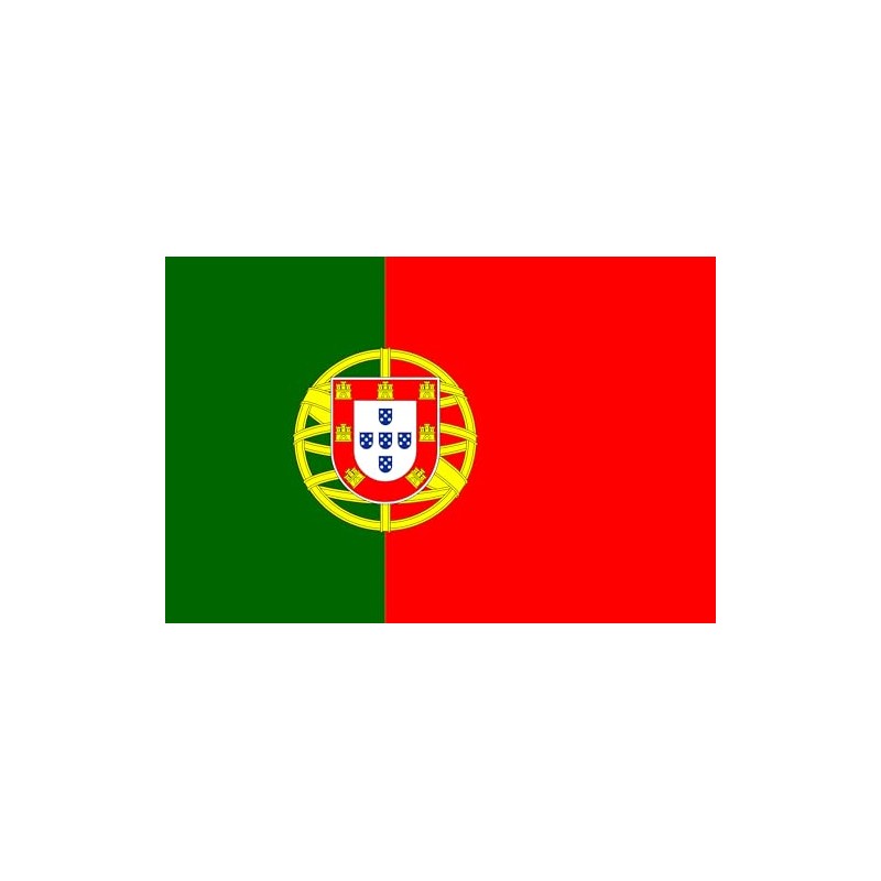 2 x Portugal Flag Car Sticker 8 x 5 cm