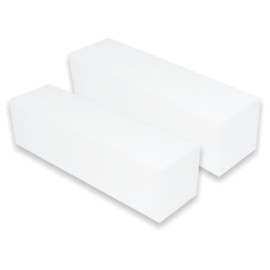 Buffer Professional Sanding Block, White 100 Grit, Best Quality, Made in Germany, Pack of 2