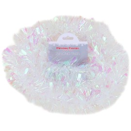 Christmas Concepts® 2 Metre Chunky/Fine Christmas Tinsel - Christmas Decoration Tinsel (Iridescent)
