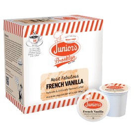 Junior's Most Fabulous French Vanilla Flavored Single Serve Pods (for Keurig Brewers) - 18 Count
