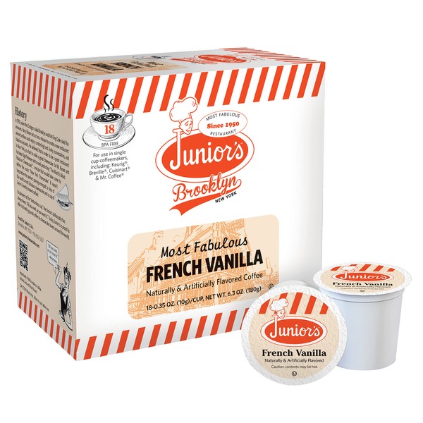 Junior's Most Fabulous French Vanilla Flavored Single Serve Pods (for