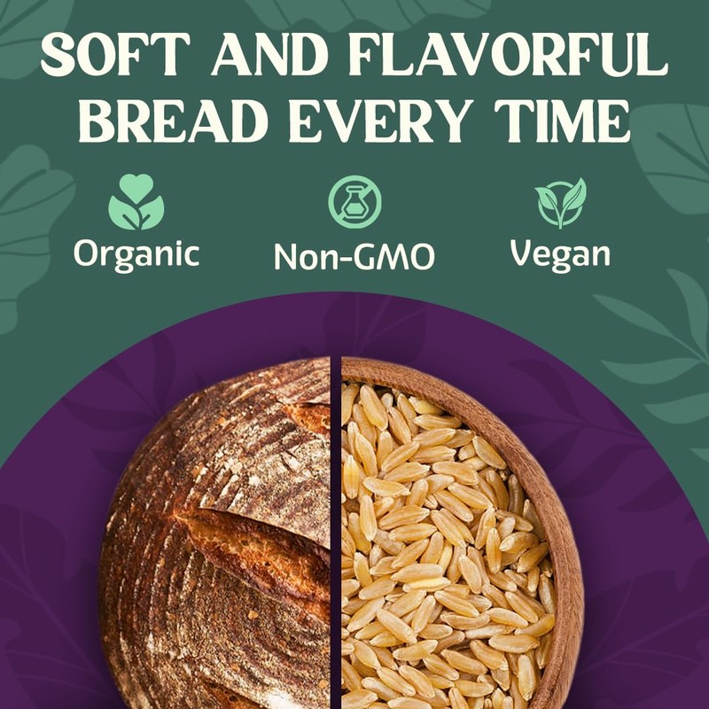 Kamut Flour, Organic, Khorasan Whole Grain Flour, Bulk, 25 lb