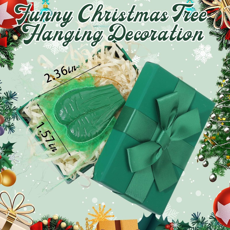 3D Green Christmas Ball Ball Funny Egg Balls Ornaments Christmas