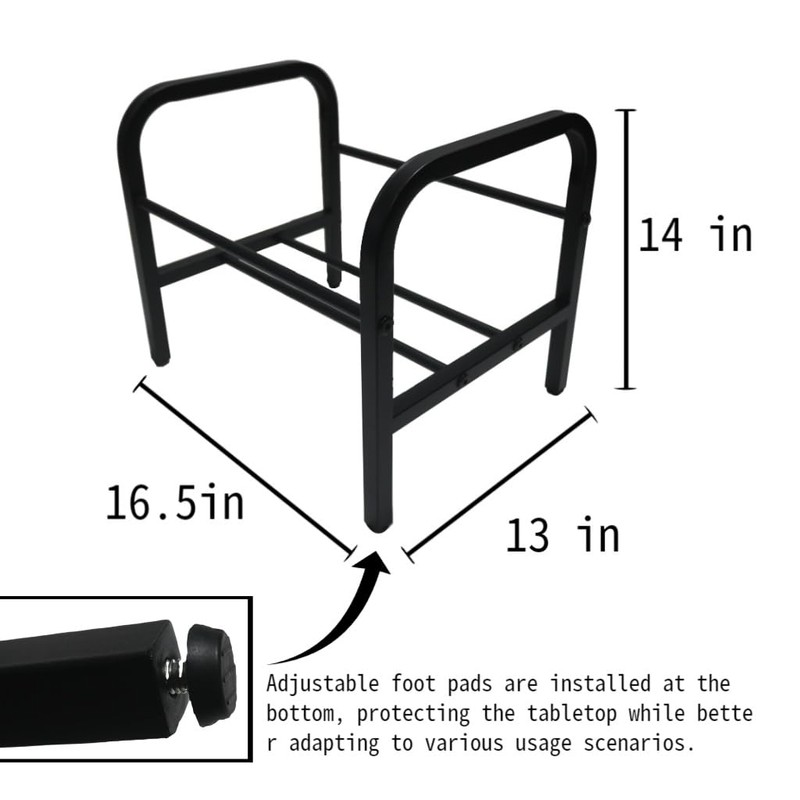 8OOKUAIO Vinyl Record Shelf - Heavy Duty Metal LP Holder
