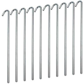 Nartel® 150mm x 3mm Steel Tent Peg Pack Of 20pcs or 40pcs (Pack of 20)