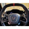 23766 C8 Corvette RAPID BLUE STEERING WHEEL VINYL STRIPE (2