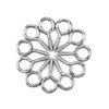 QWORK 60-Pack Steel Eye Screws Hooks for Wood- 1.57" Total