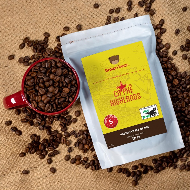 Vietnamese Ground Coffee 227g - Very Strong Dark Roast Vietnam