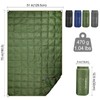 RICHHORSE Down Blanket Camping Quilt - Lightweight, Packable, Puffy, Wearable,