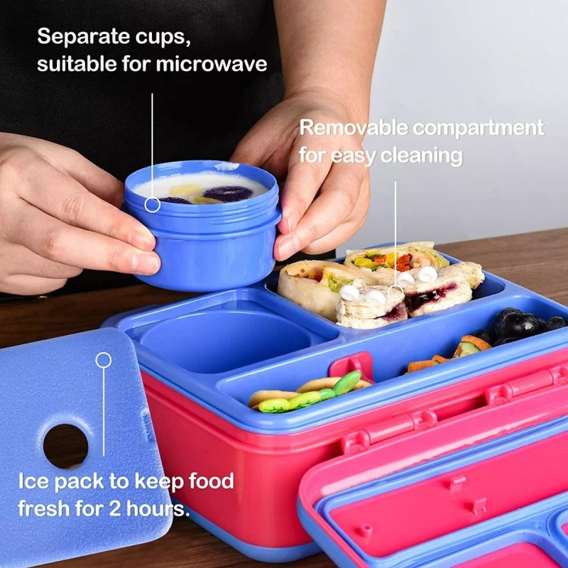 Genteen Lonchera Con Taza De Comida Aprueba De Fugas