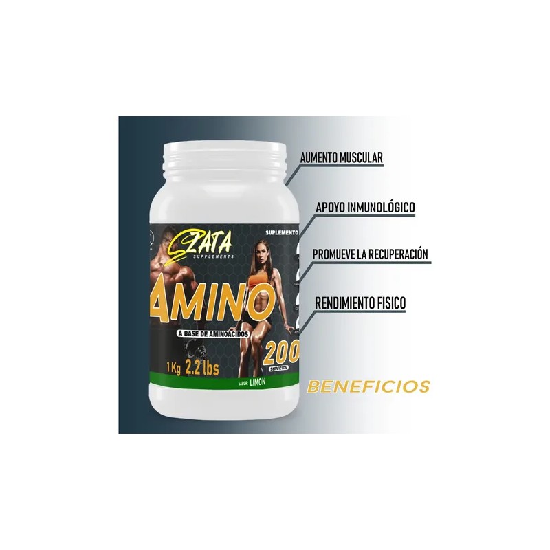 Suplemento Aminoácidos Zata Supplements 1kg Varios Sabores